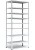 Стеллаж металлический Титан МС-750 2500x700x500/8