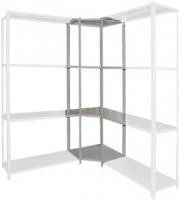 Стеллаж металлический угловой Титан МС 2500x700x500/6