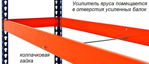 Стеллаж металлический Профи Т-160 (3000x1540x1005) P/6/Y